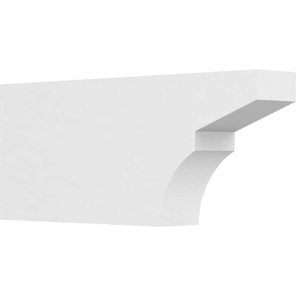 Ekena Millwork Standard Monterey Architectural Grade PVC Rafter Tail, 4"W X 10"H X 24"L RFTP04X10X24MON - main